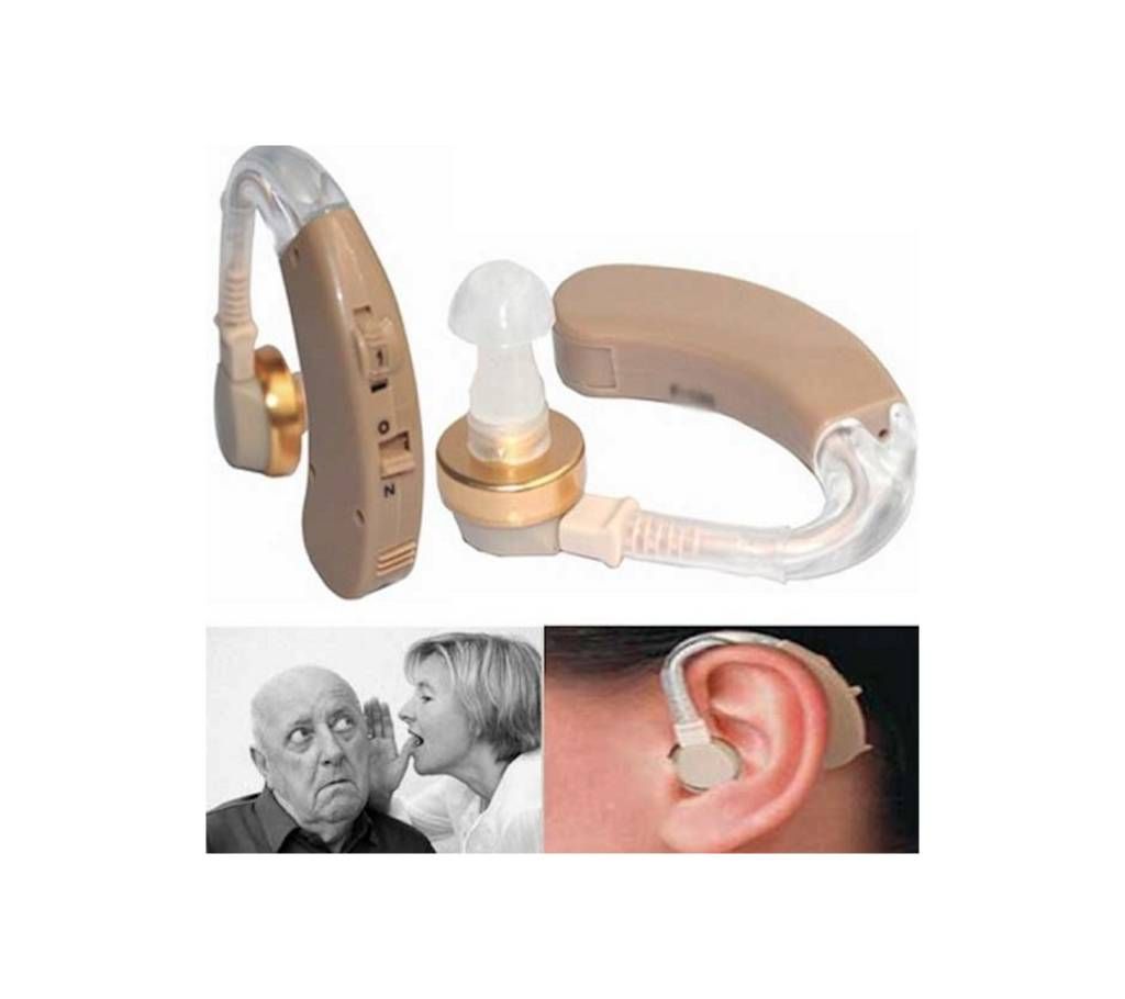XINGMA XM-707T Voice Amplifier Behind Ear Mini Micro Hearing Aid & Batteries