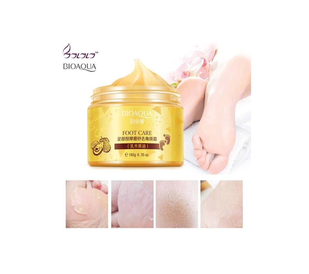 BIOAQUA Foot Care Herbal Scurb Cream Skin 180g THILAND