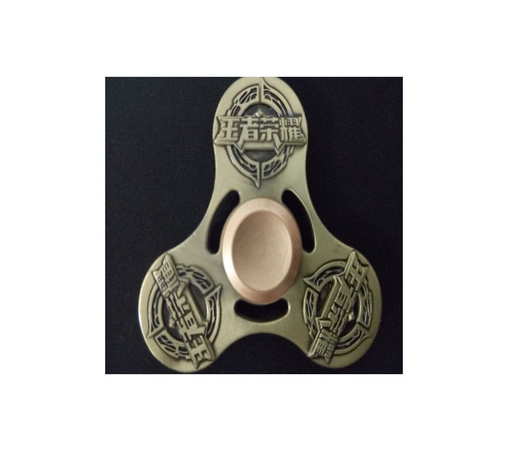 Ninja Golden Metal Fidget Spinner Stress Reducer Toy