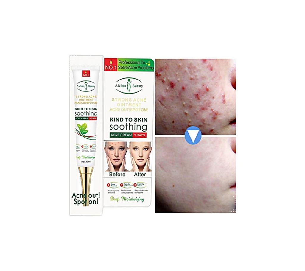 Aichun Beauty Face Acne Cleaning Cream Skin Care Remove 30ml China 
