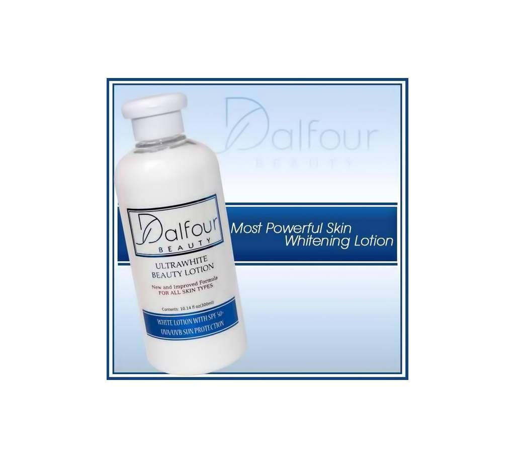 DALFOUR BEAUTY ULTRAWHITE BODY LOTION WITH SPF 70-BROAD SPECTRUM -300ML -DEEP WHITENING & EXFOLIATING  - USA