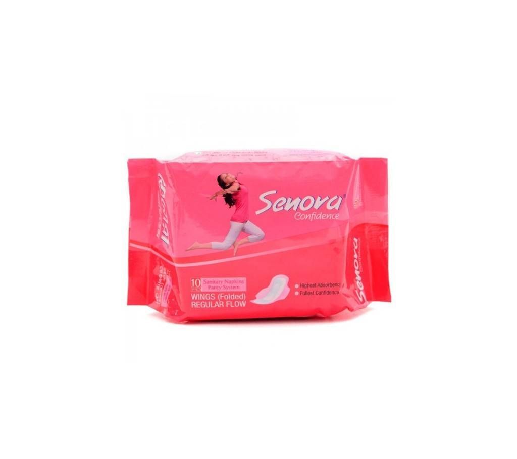 Senora Confidence Thin Sanitary Napkin (10 Pieces)