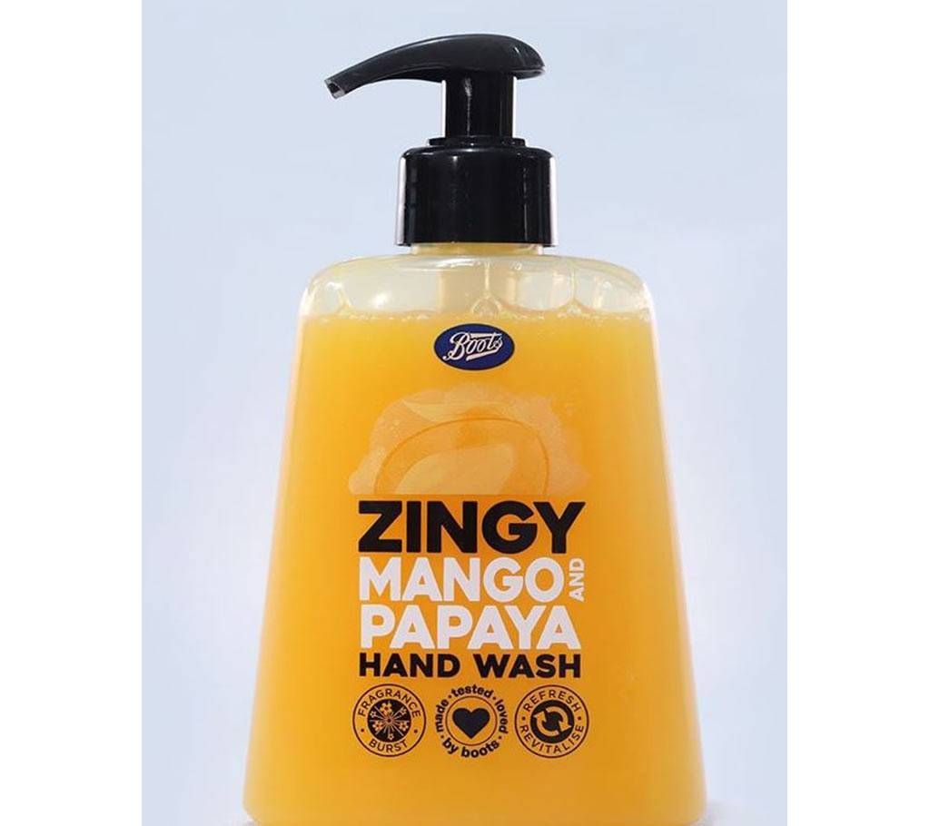 Original Boots Zingy Mango & Papaya Hand Wash 250ml-UK