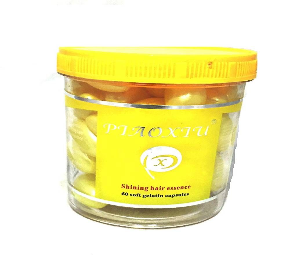 Piaoxiu Vitamin E 60 soft gelatin Hair capsules Yellow PRC