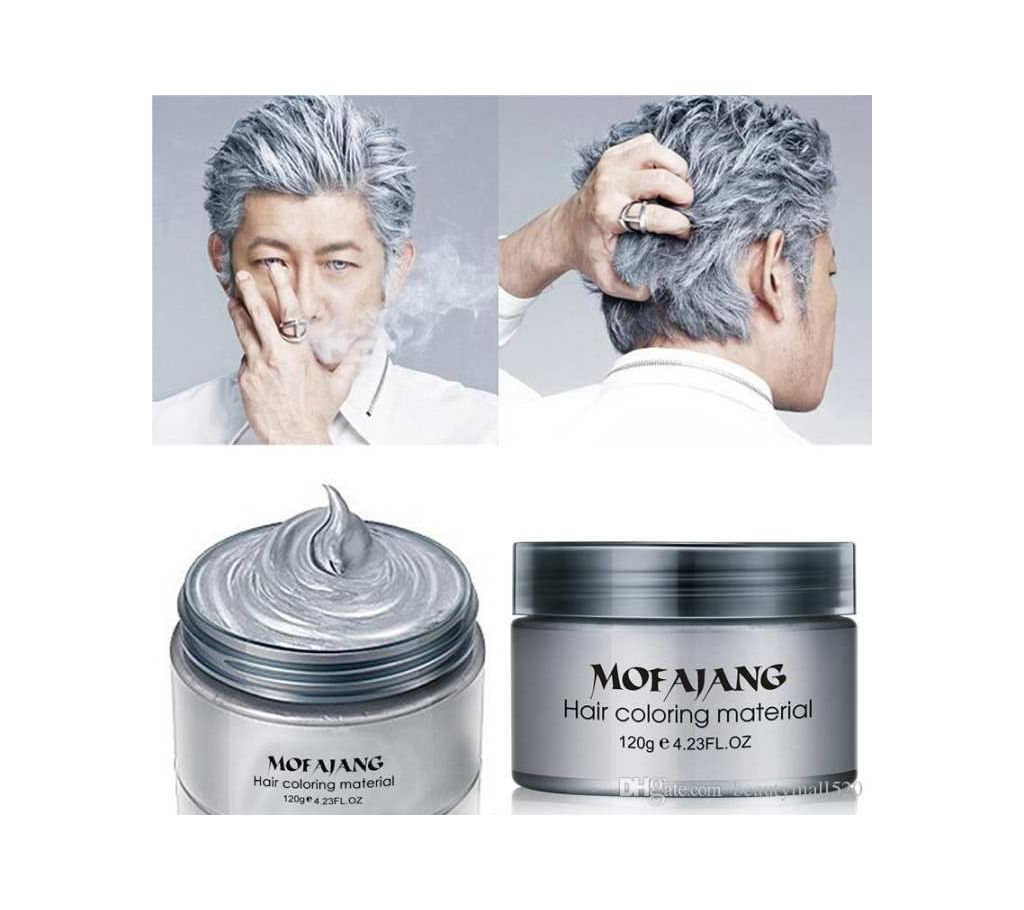 Pretty Cowry Fashion Hair Color Wax Silver- 120gm-China 