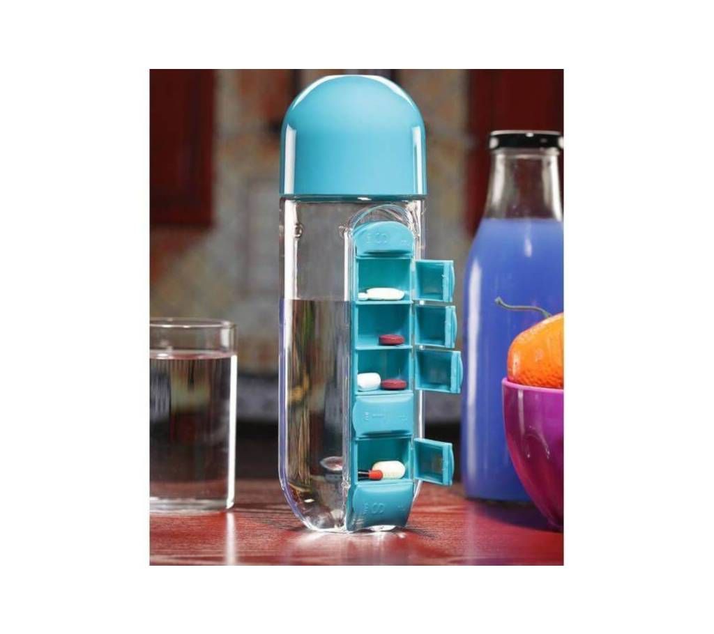 Pill and Vitamin Organizer (Water Bottle)