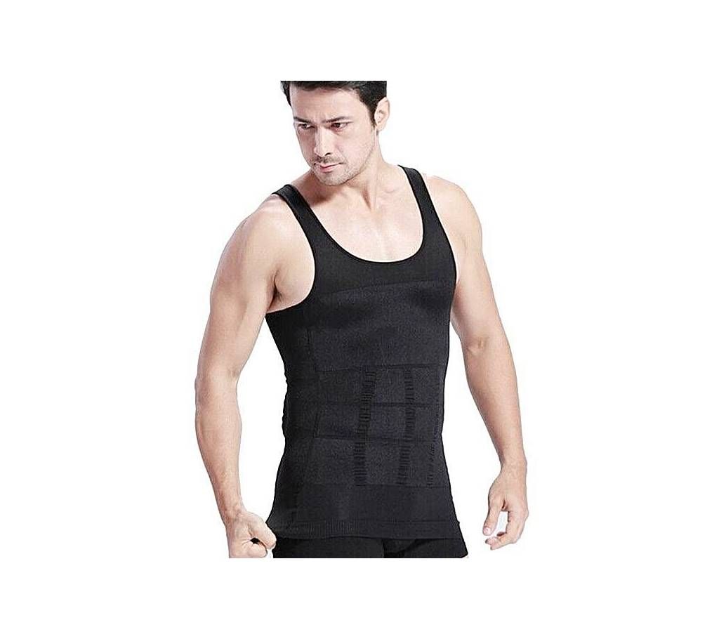 Slim and Lift Slimming Vest For Men - Black