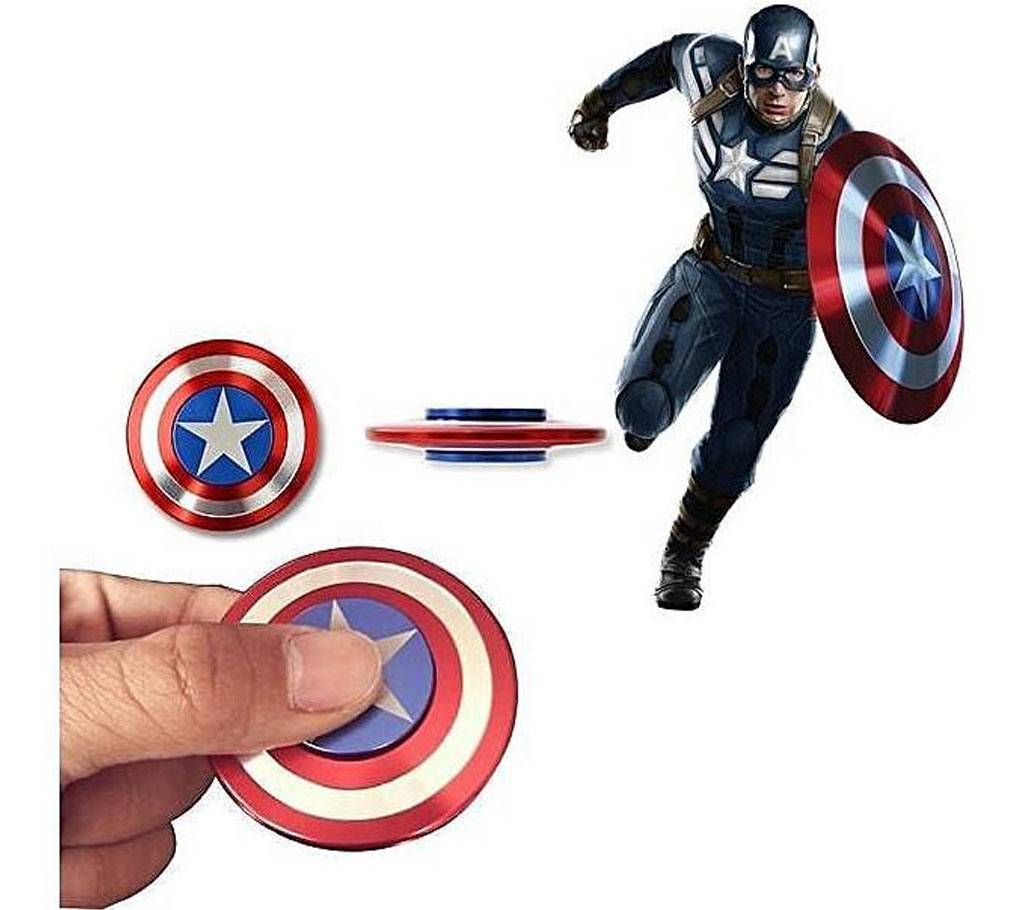 Captain America Shield Round Fidget Spinner