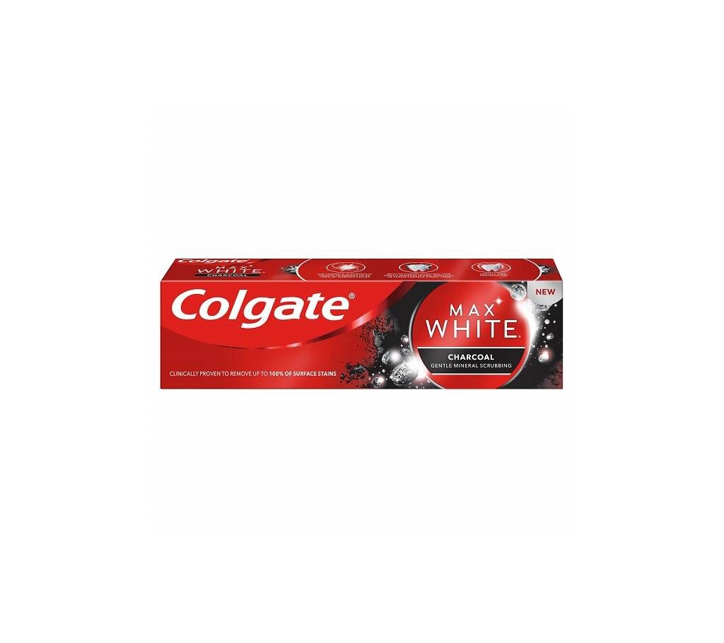 Colgate Max White Charcoal Whitening Toothpaste-75ml-UK 