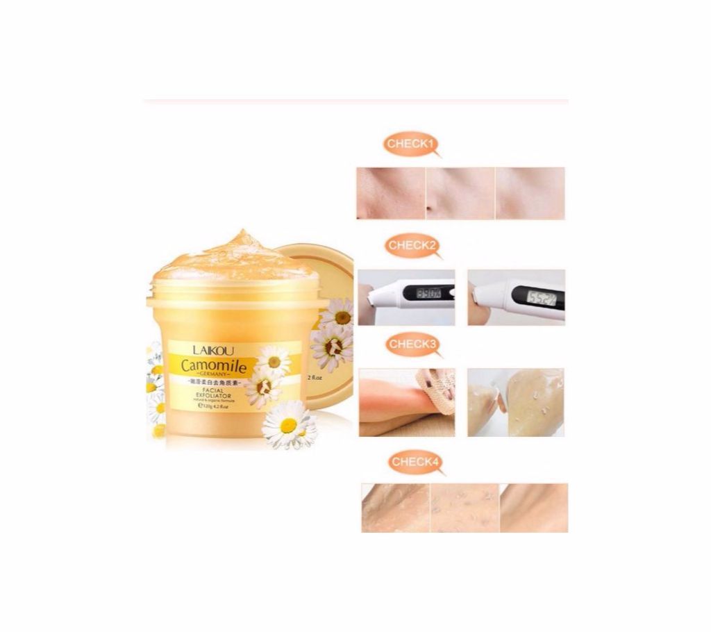 Natural Whitening Peeling Cream Gel Face  Scrub Removal  Organic Facial