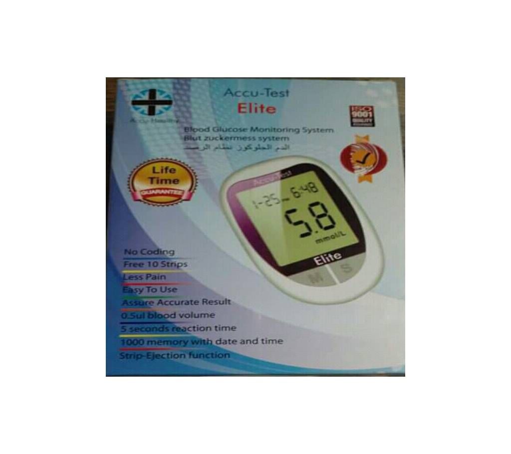 Accu Test Elite- Blood Glucose Monitoring System