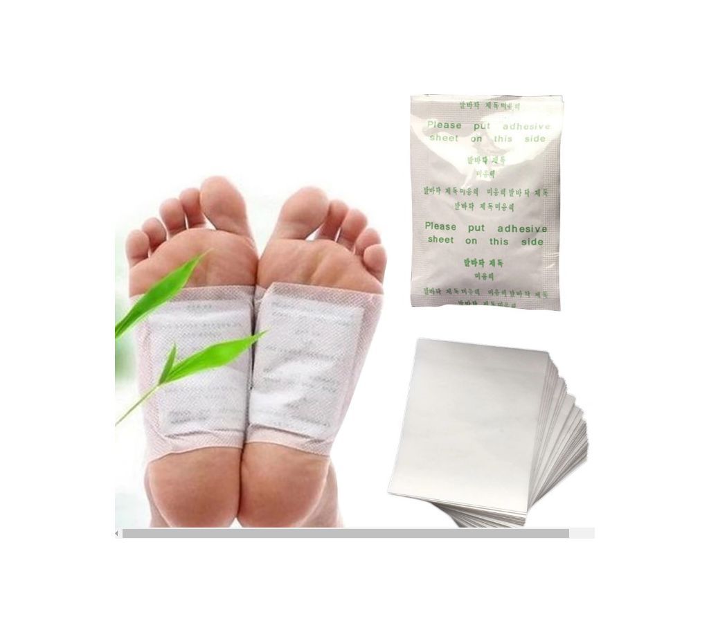 Detox Foot Patches Body Toxins Cleansing pads 20pcs=(10pcs Patches+10pcs Adhesive)