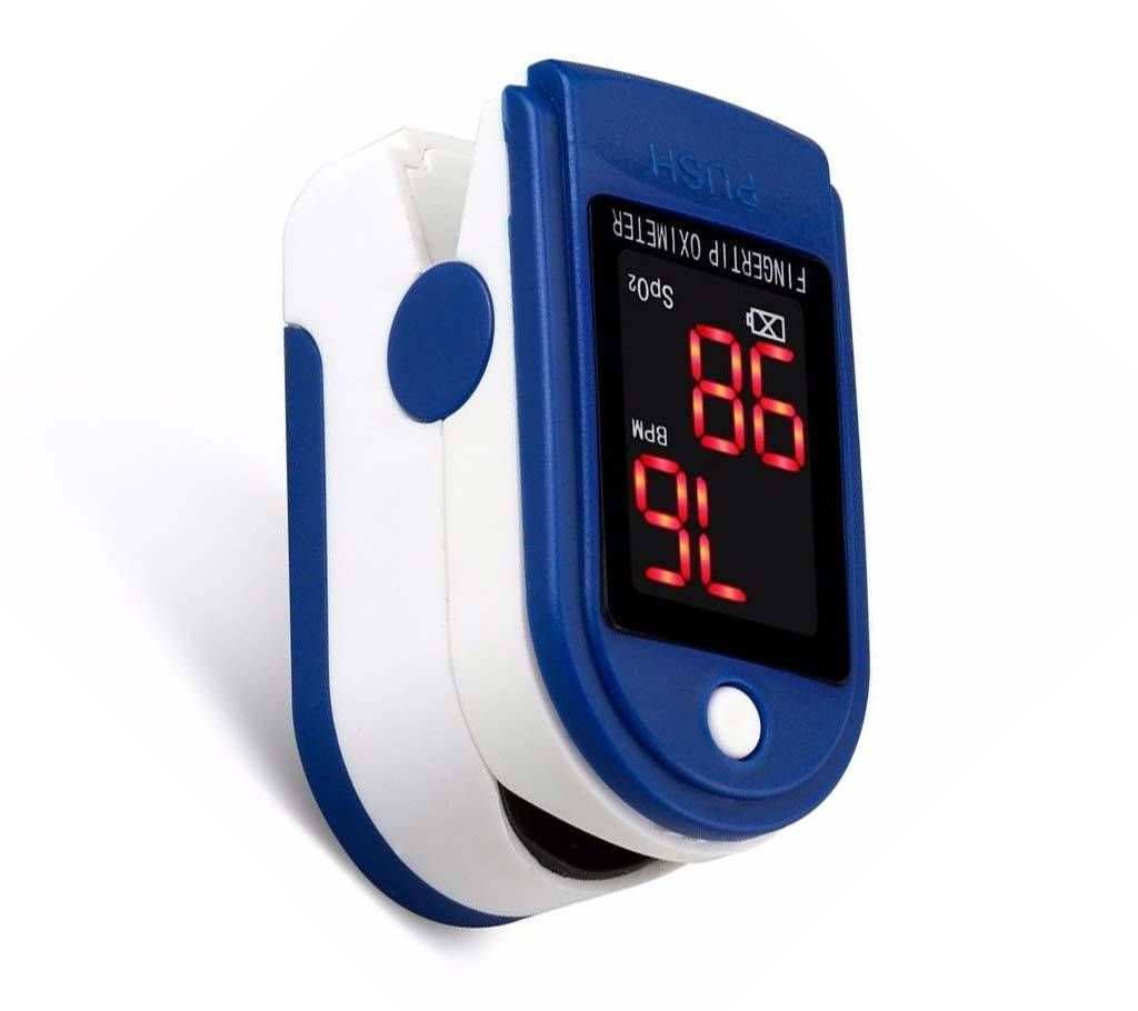 Finger Tip Pulse Oximeter Glucomet LED Display Blood Oxygen Saturation SpO2 Machine