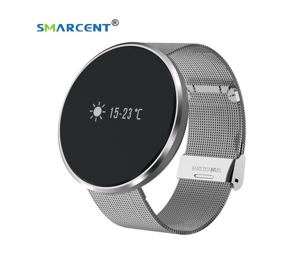 Smart Bracelet CF006 Heart Rate Blood Pressure/Oxygen Monitor Fitness Bracelet - Black 