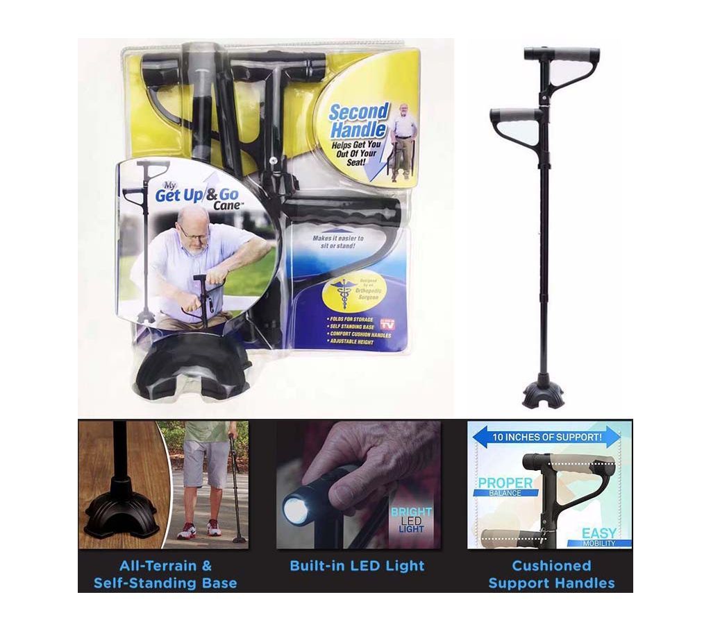 Folding Cane with Light