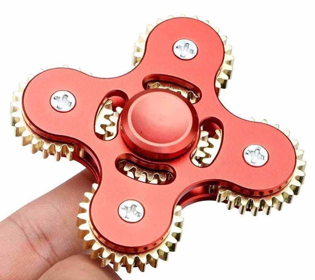 4 GEAR METAL Fidget Spinner Stress Reducer Toy 