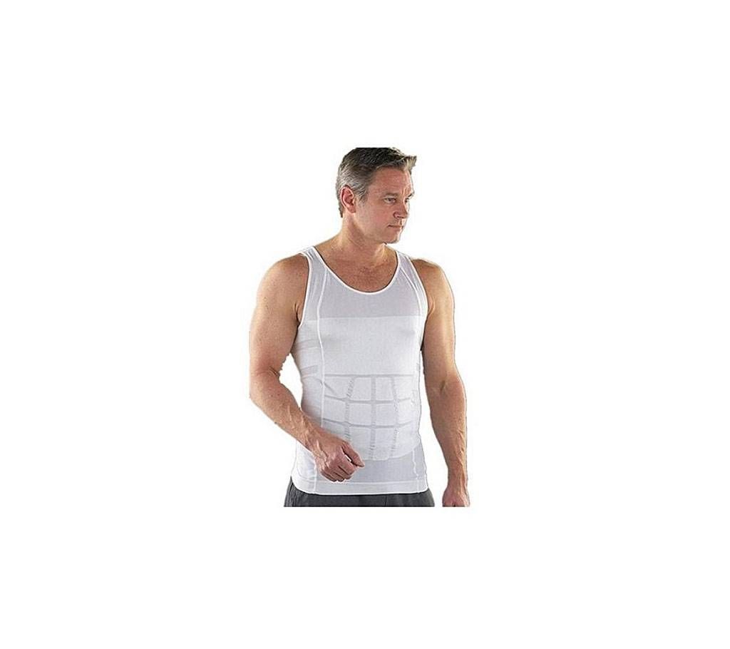 Slim N Lift Slimming Vest For Men - White