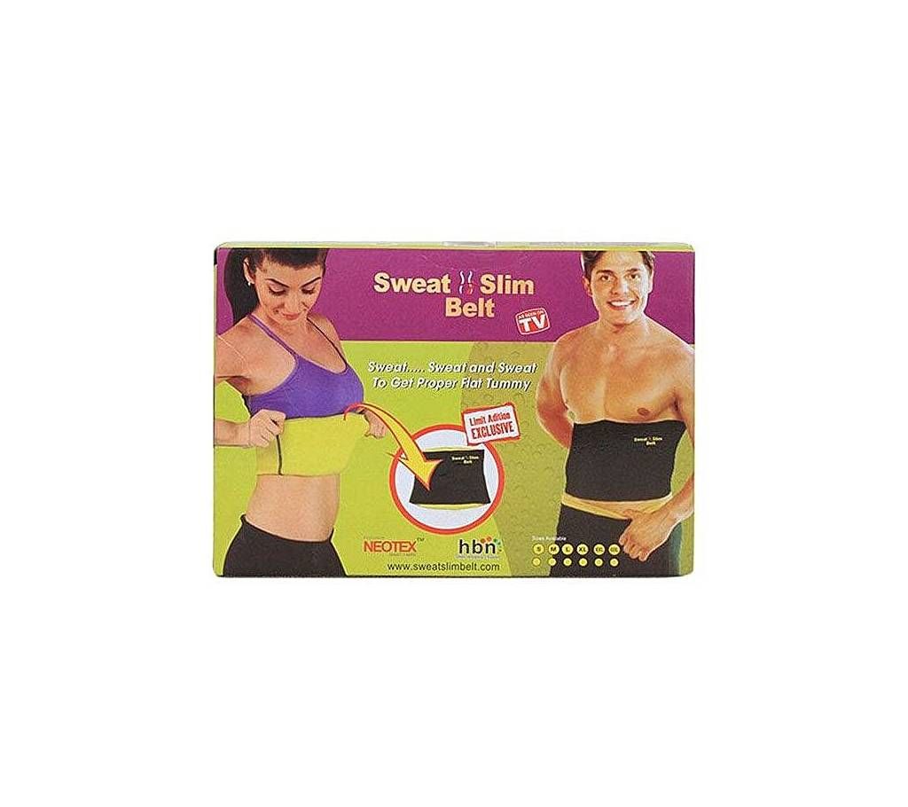 TVC Skyshop Sweat Slim Belt - Black and Yellow