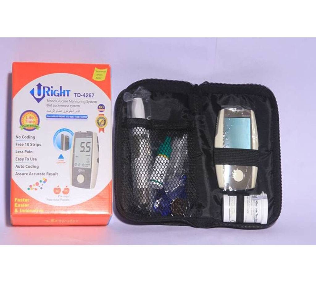 TD- 4267  Uright Blood Glucose Monitoring Machine