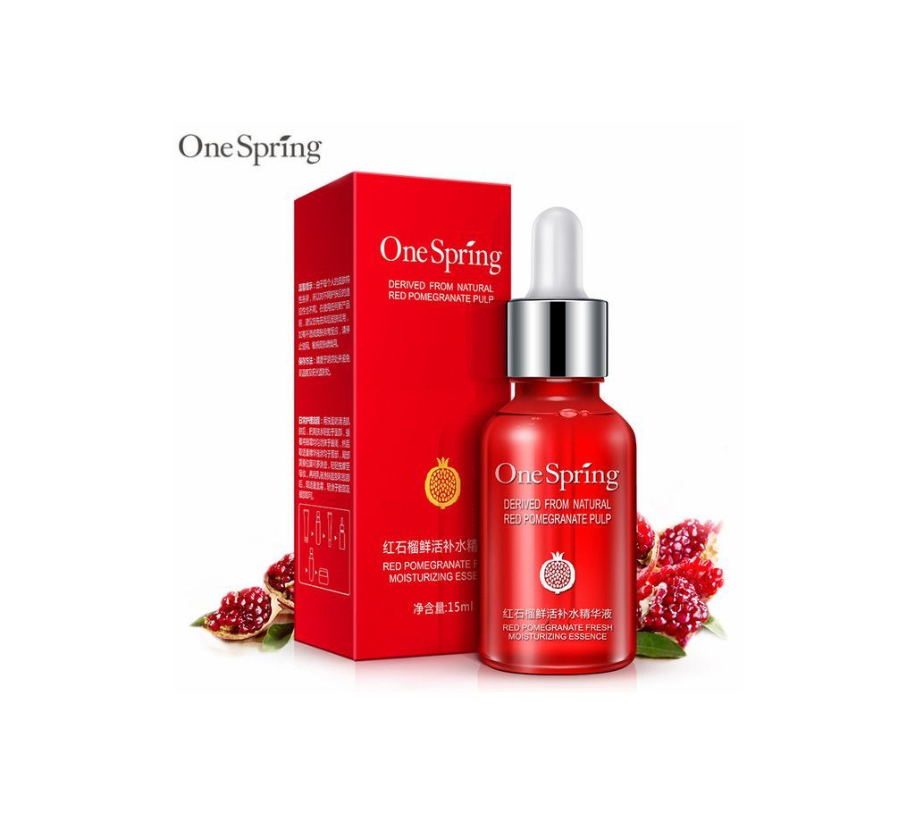 One Spring Red Pomegranate