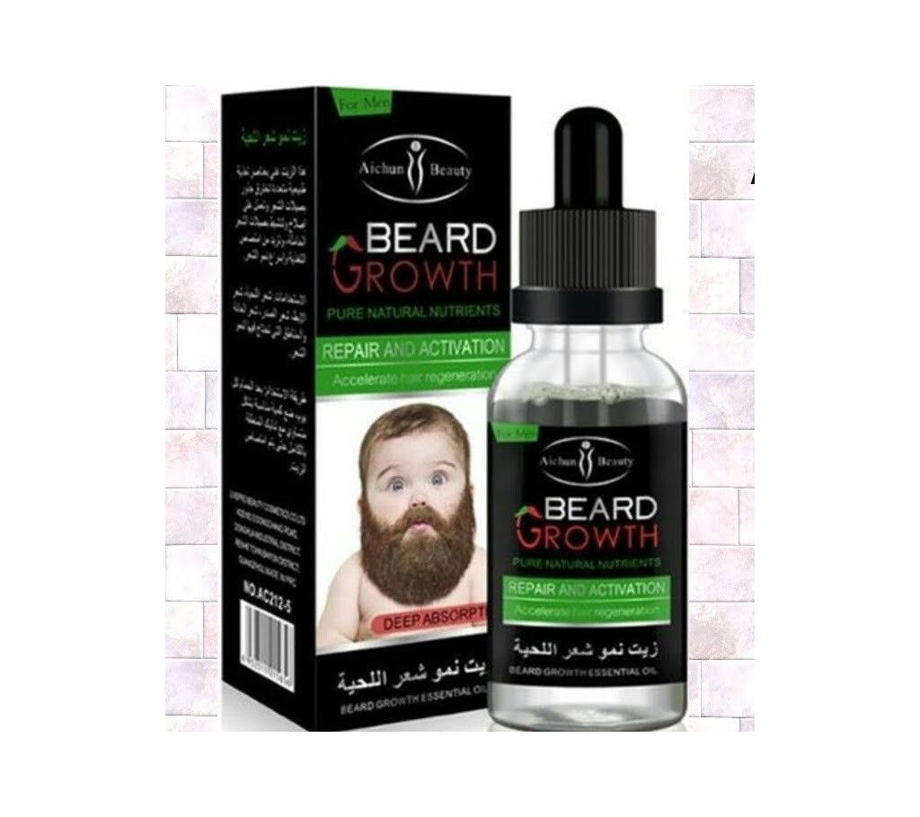 Aichun Beauty Beard Growth Essential Oil - 30ml