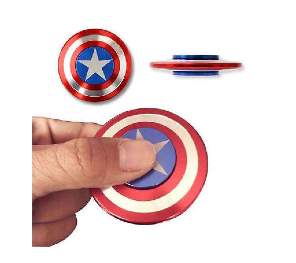 Captain America Round Fidget Spinner