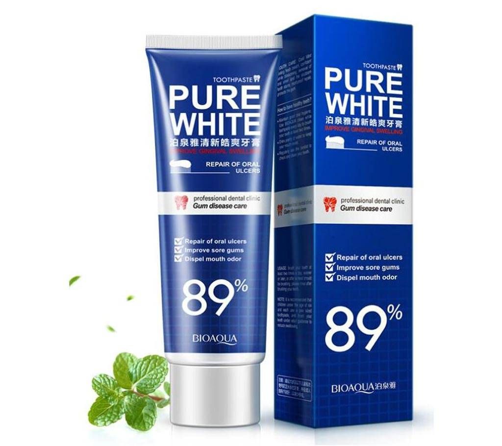 Bioaqua Pure White toothpaste - Korea