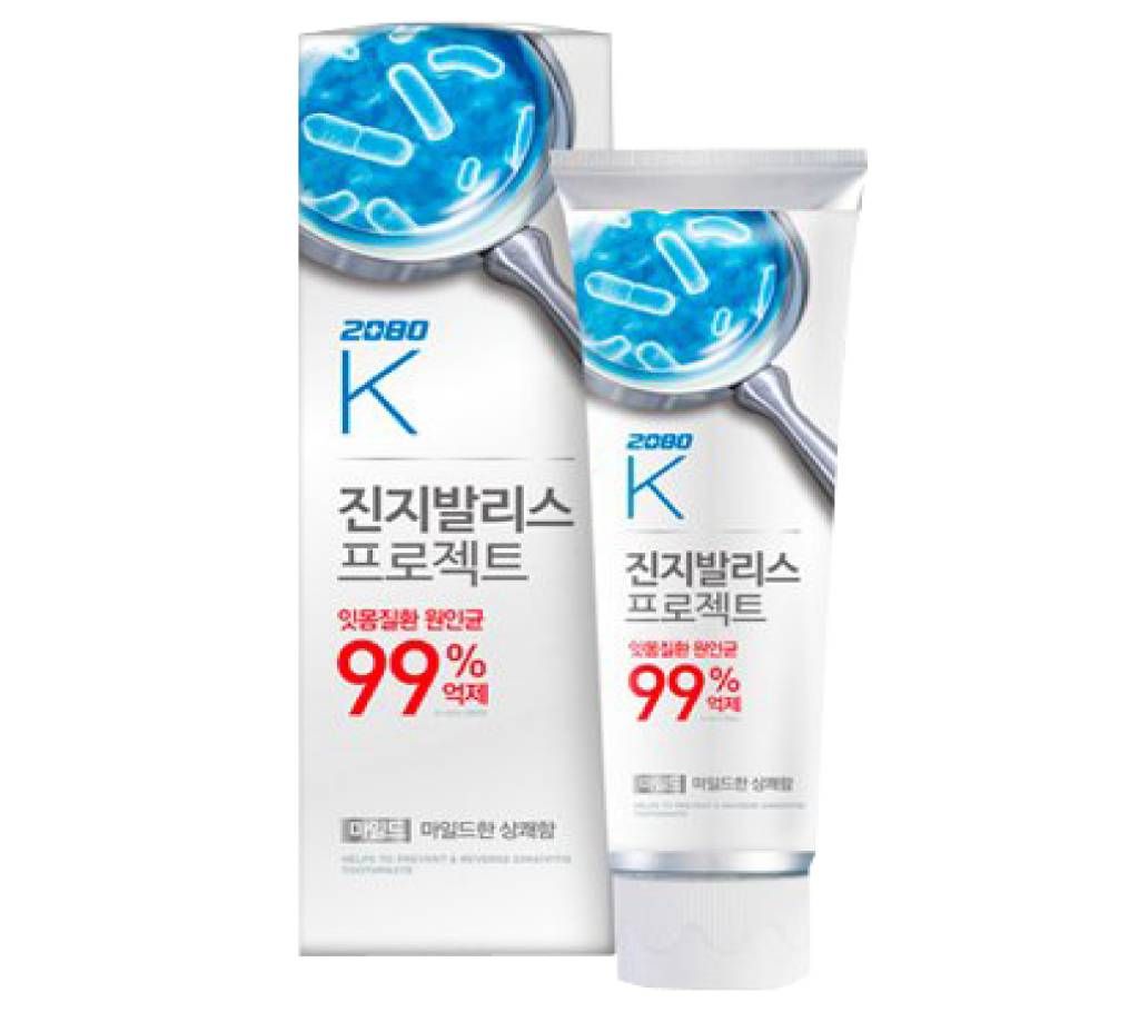 2080 GINGIVALIES PROJECT TOOTH PASTE 160g Korean 