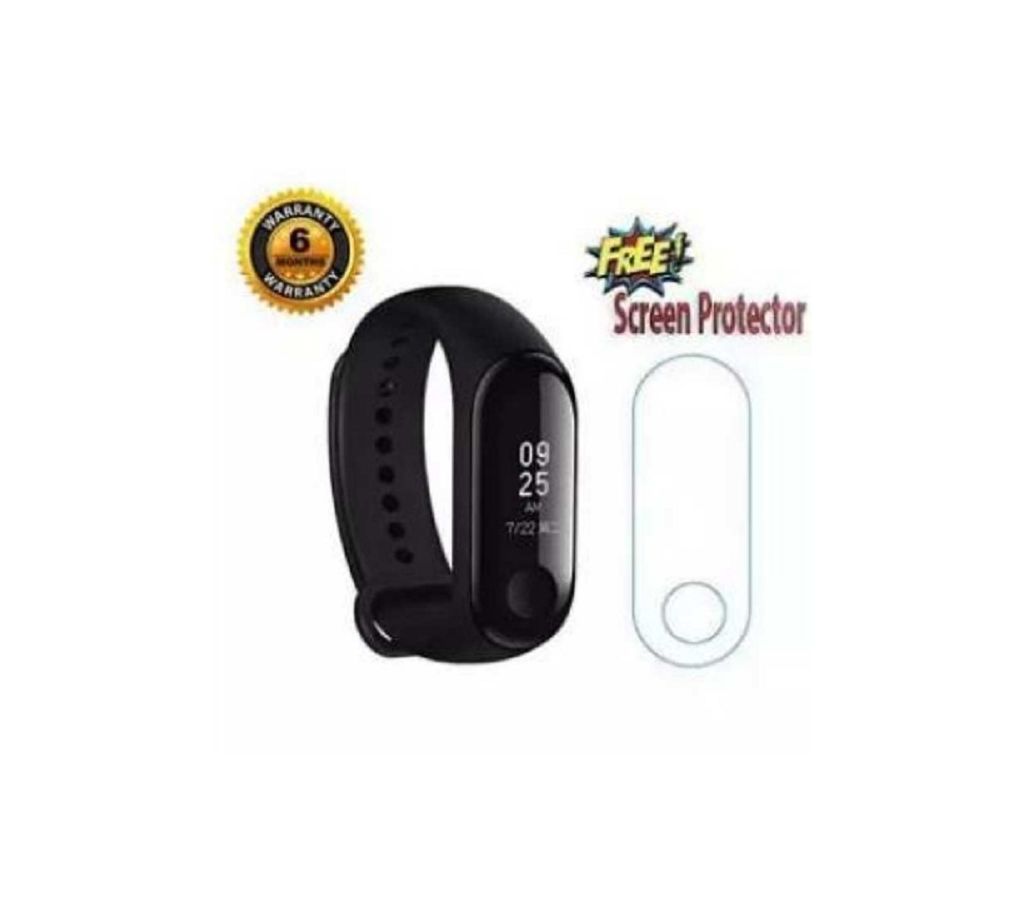 M3 Fitness Bracelet OLED Color Touch Screen Smart Wristband Free