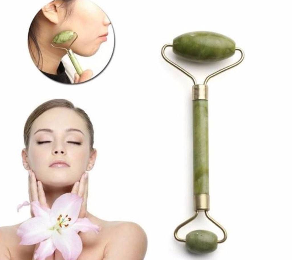 Face Slimming Face Neck lift Green Jade Facial Roller Massager