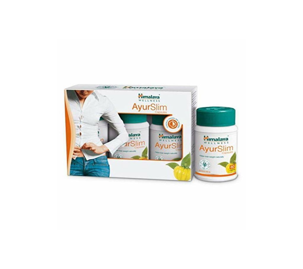 AyurSlim Helps Weight Lose Naturally - 60Capsules-India.