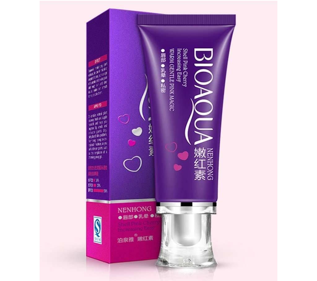 BioAqua Pink Cherry Lip Private Part Pinkish Cream- 30g - Thailand