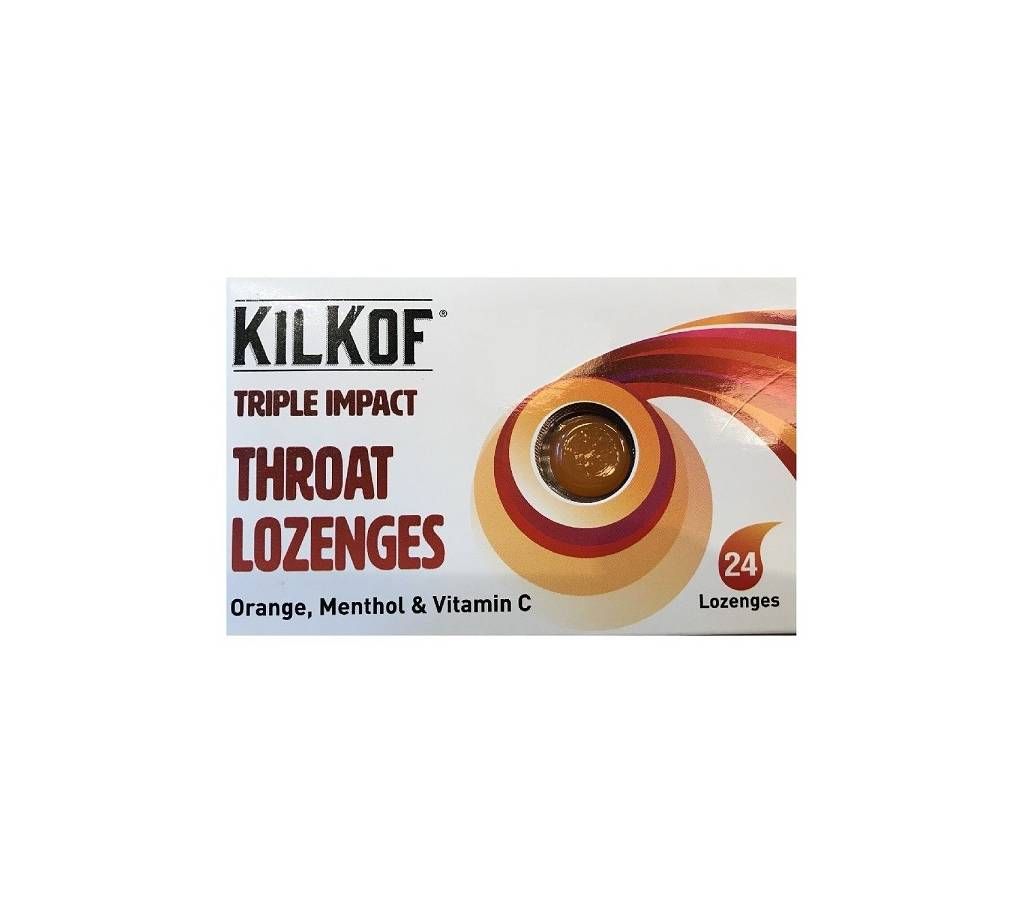 Kilkof Triple Impact Sore Throat Lozenges England