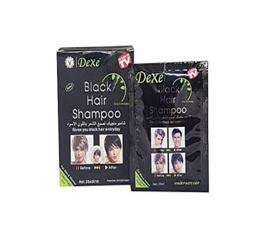 Dexe Black Hair Shampoo (10sachet x 25ml)