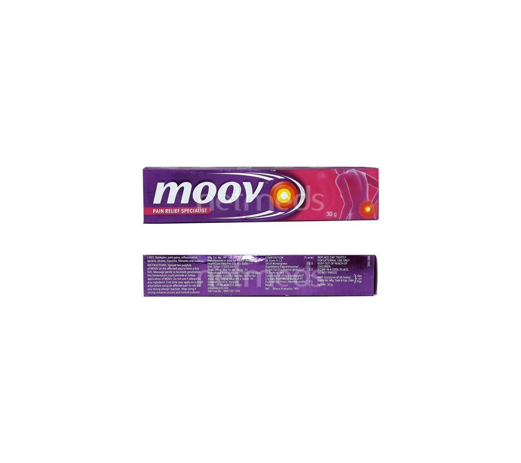 Moov Pain Relief Specialist Ointment 30g - India