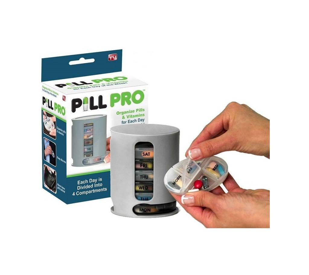 Pill Pro -Weekly Medicine Pill Organizer