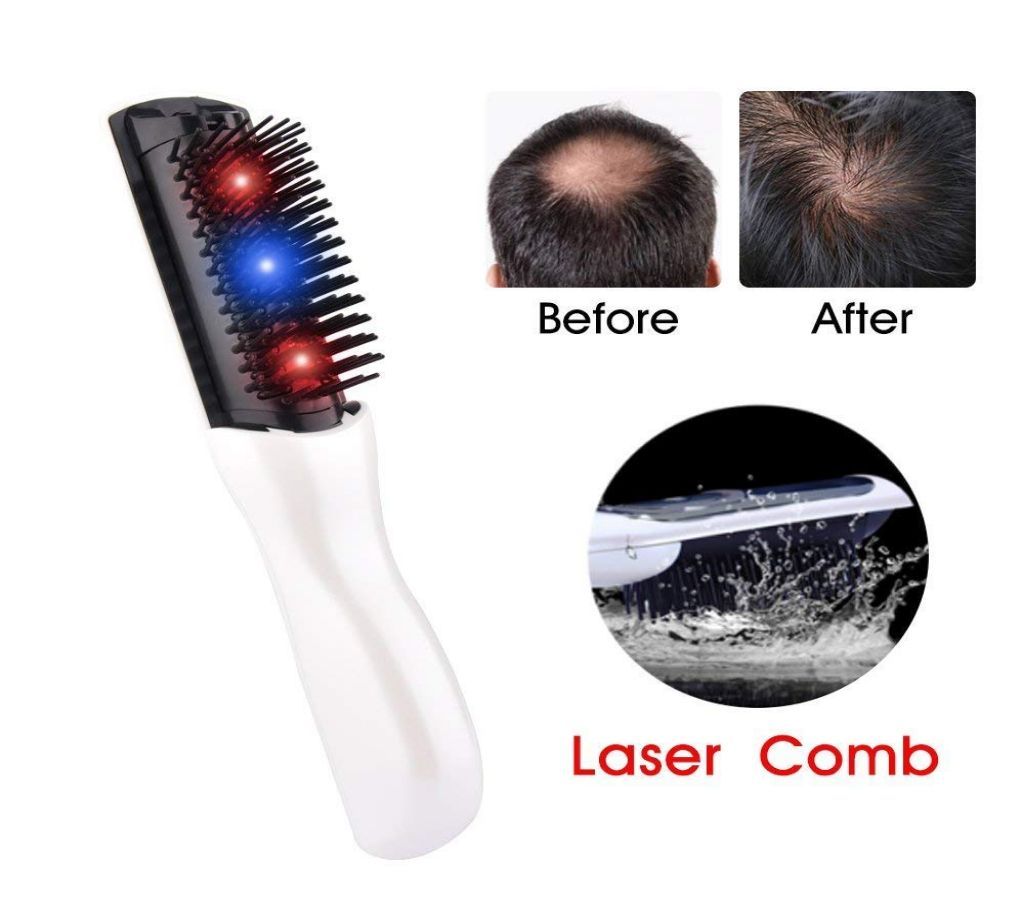 Wireless Laser Infrared Hair Growth Regrowth Therapy Treatment Massage Comb
