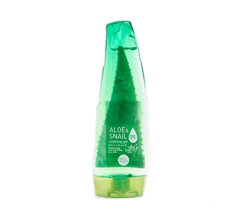BABY BRIGHT AloeVera Snail Soothing Gel - Thailand 