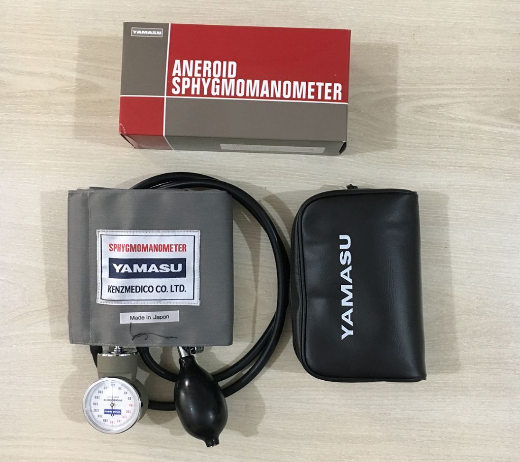 YAMASU Aneroid Sphygmomanometer, Manual Blood Pressure Machine, 500CE Japan
