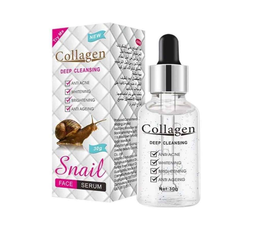 Original Collagen Deep Cleansing Snail Face Serum -30ml-China 