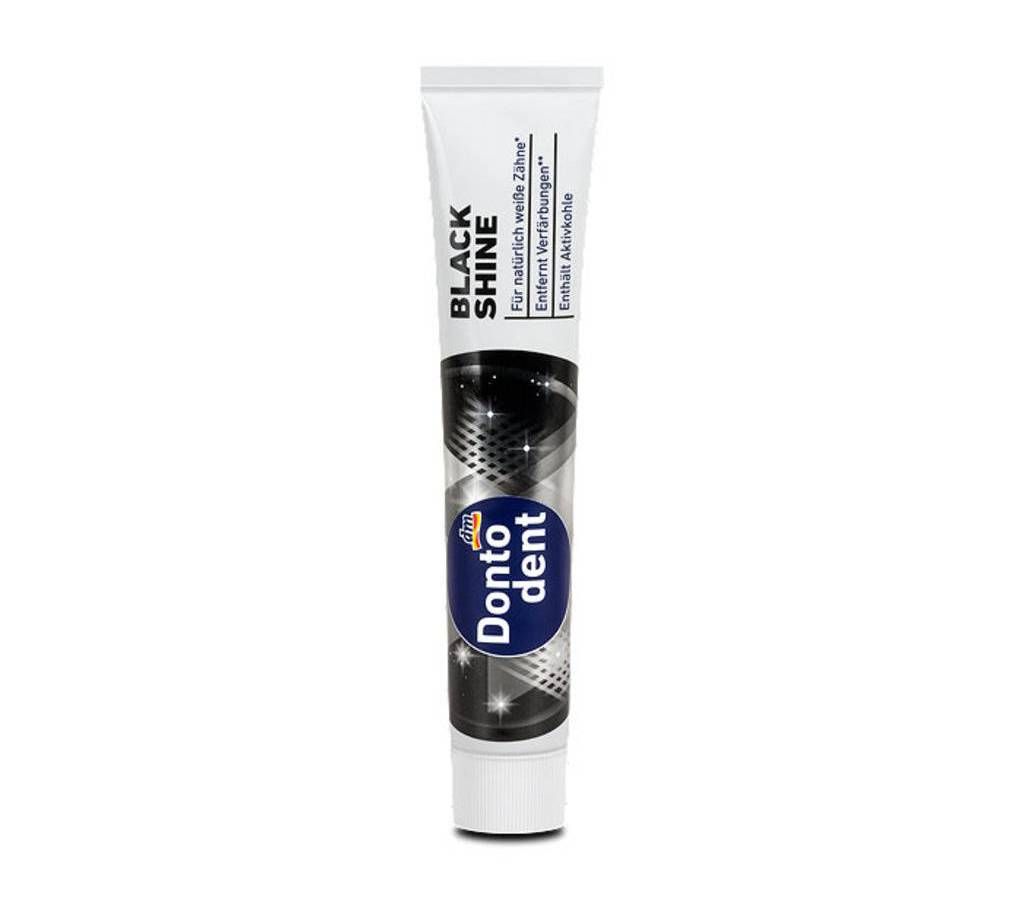 Donto Dent Black Shine With Charcoal Toothpaste 75 ml (Germany)