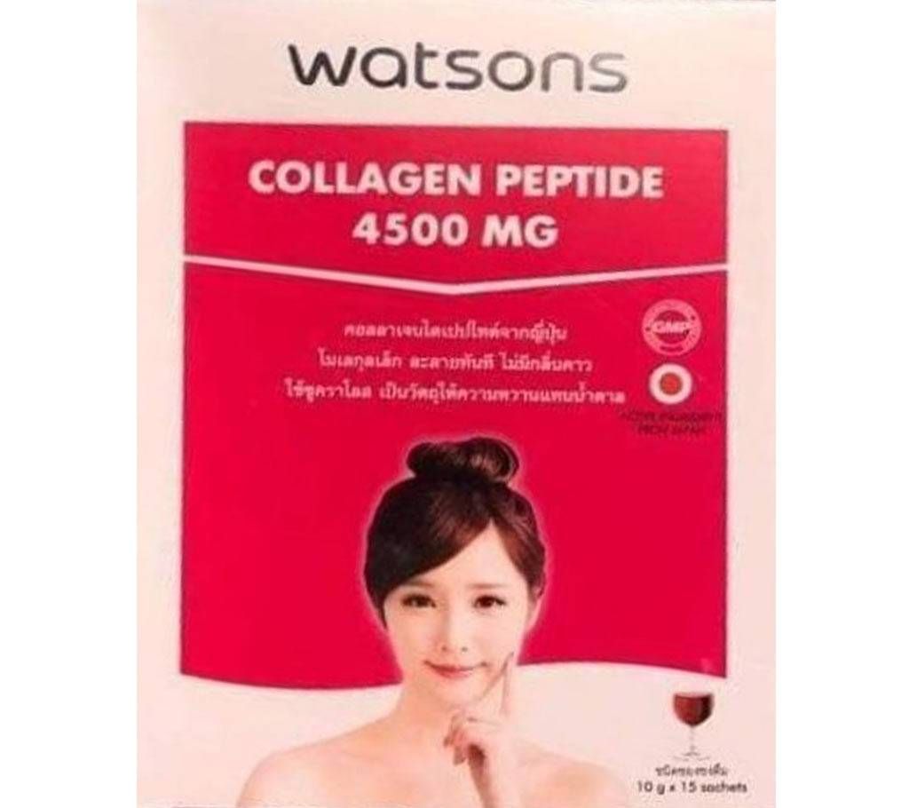 Watsons Collagen peptide 4500 Mg Drinking Juice-15pack box-Thailand 