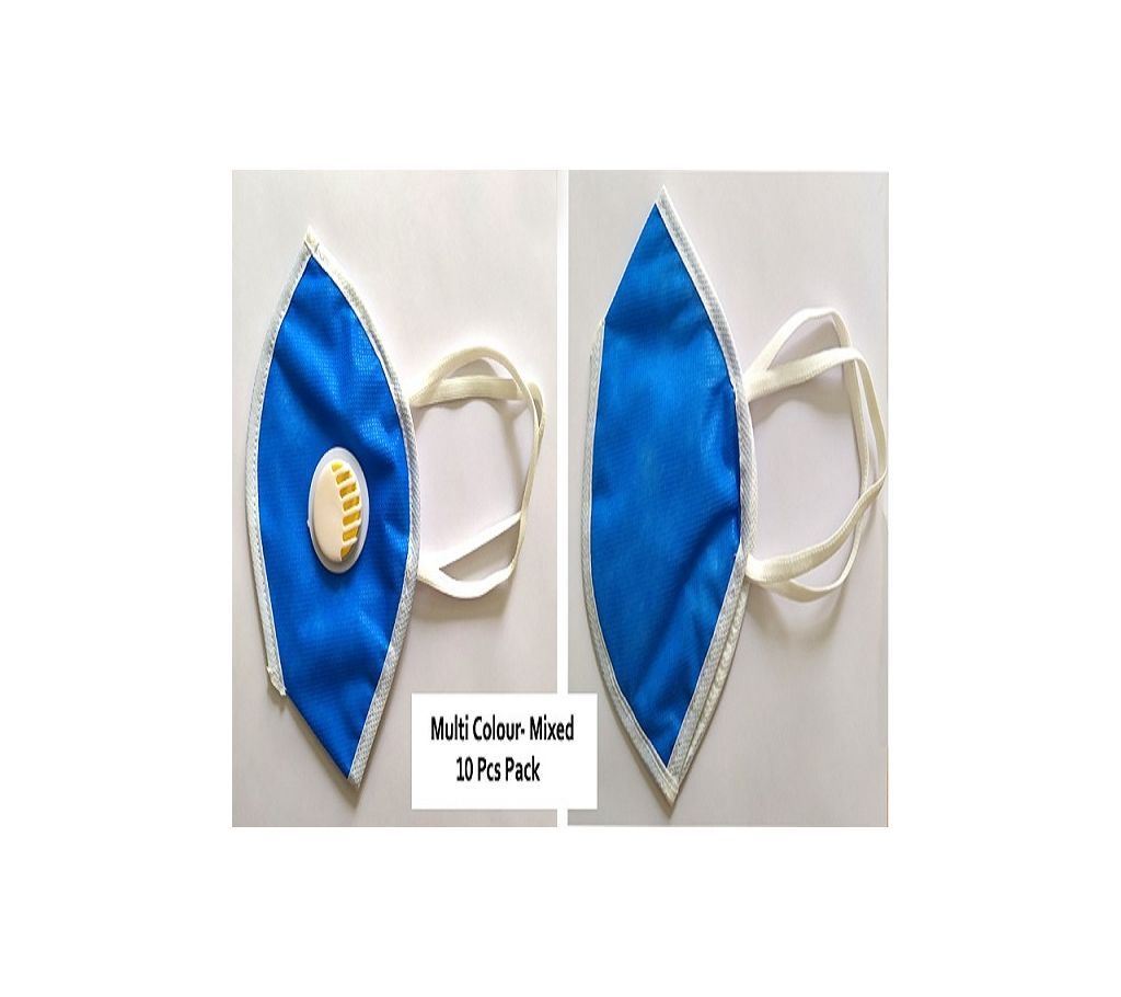 Multi Color Anti-Pollution Face Mask-10 Pcs Pack