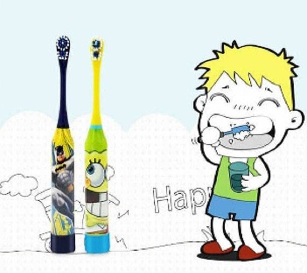 KIDS ELECTRIC TOOTHBRUSH WITH REPLACEMENT HEADS