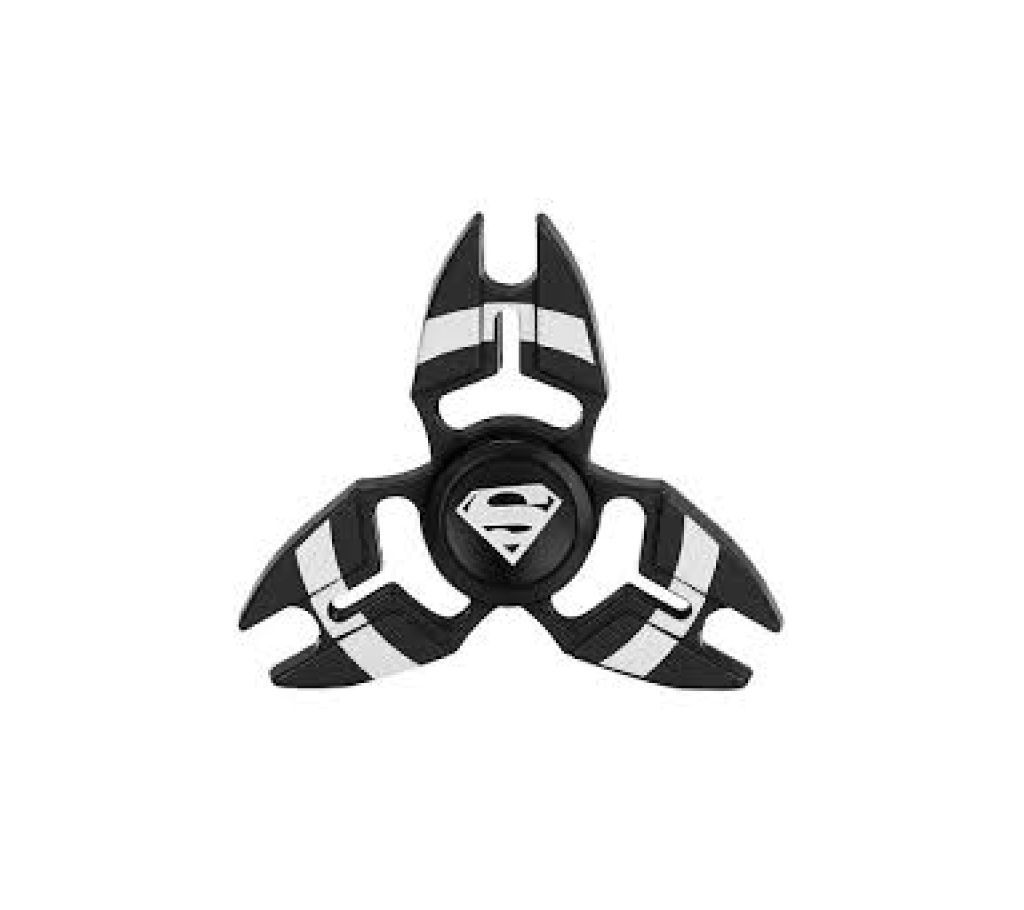 Super Man Metal black Fidget Spinner Stress Reducer Toy