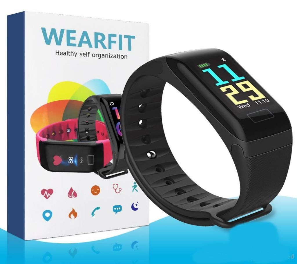 F1 plus Smart Band Color Screen Smart Wristband - WBL