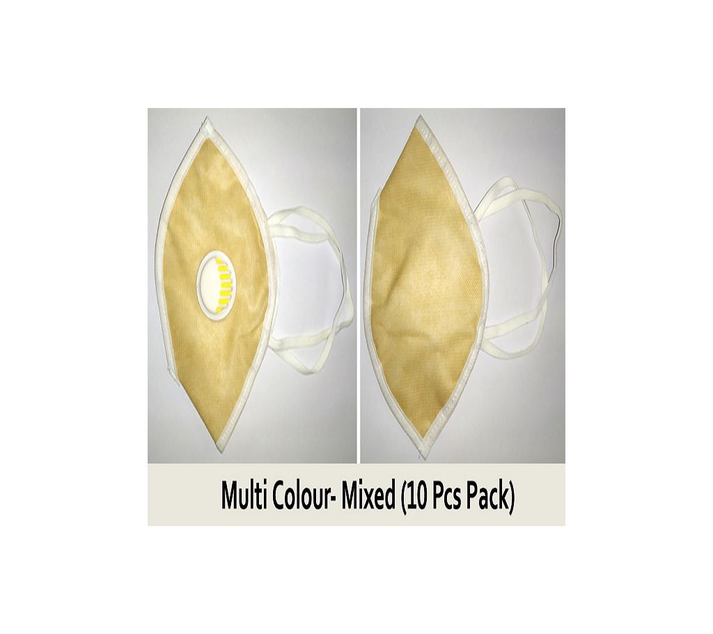 Anti-Pollution Face Mask-10 Pcs-Multi Color