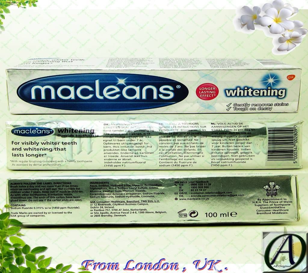 Macleans Whitening Toothpaste 100ml (Ireland)