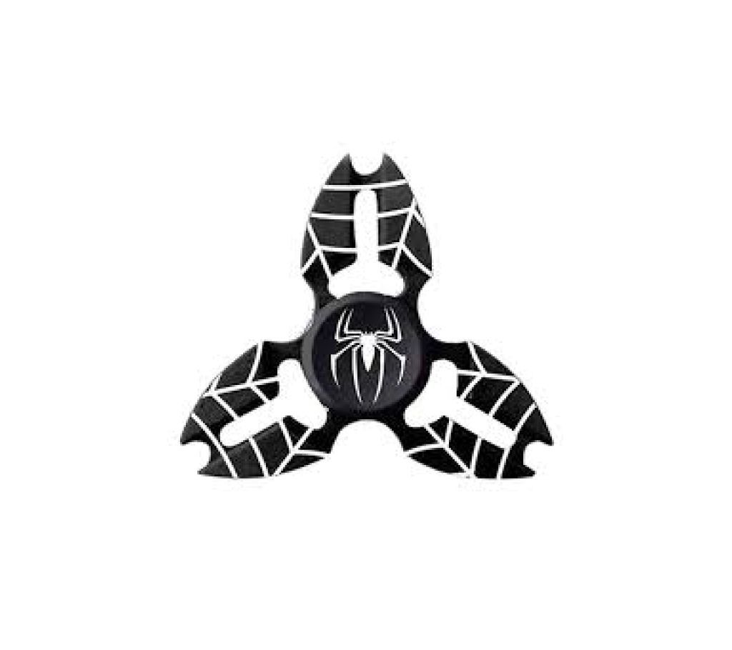 Spider Man Metal Black Fidget Spinner Stress Reducer Toy