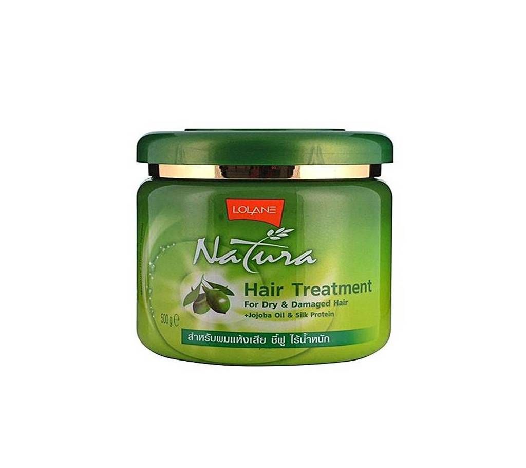 LOLANE Natura Hair Treatment For Dry And Damaged Hair With Jojoba Oil and Silk Protein - 500g Thailand 